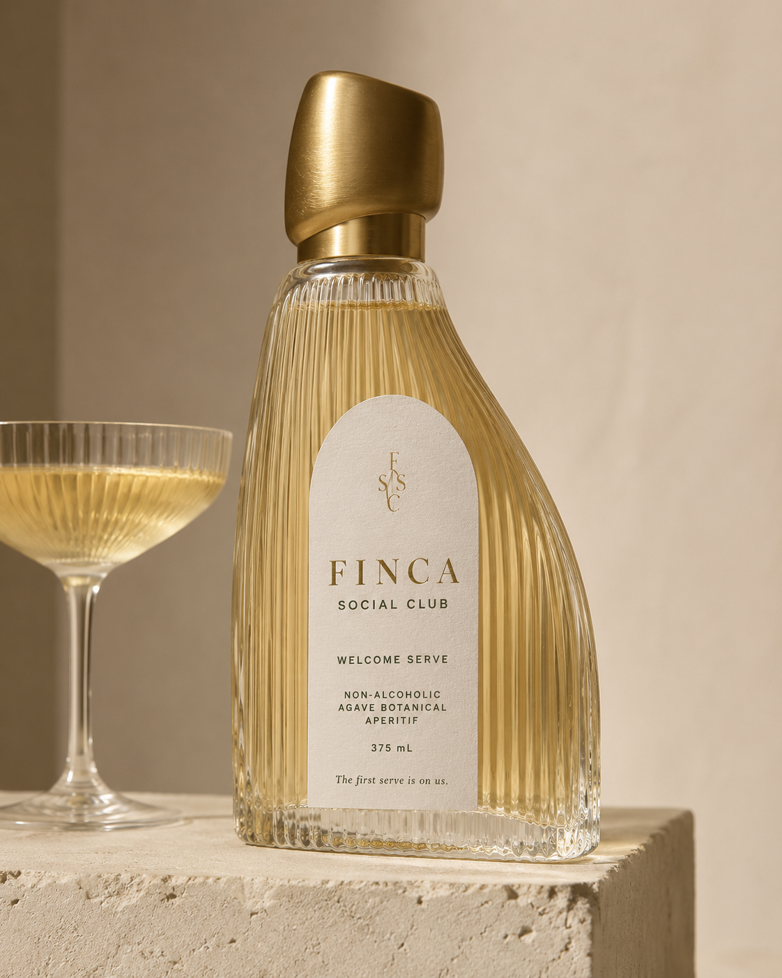 FINCA Welcome Serve, non-alcoholic agave aperitif